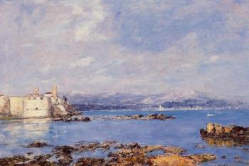 尤金 佈丹 The Rocks of l'Ilette and the Fortifications 尤金 佈丹 The Rocks of l'Ilette and the Fortifications